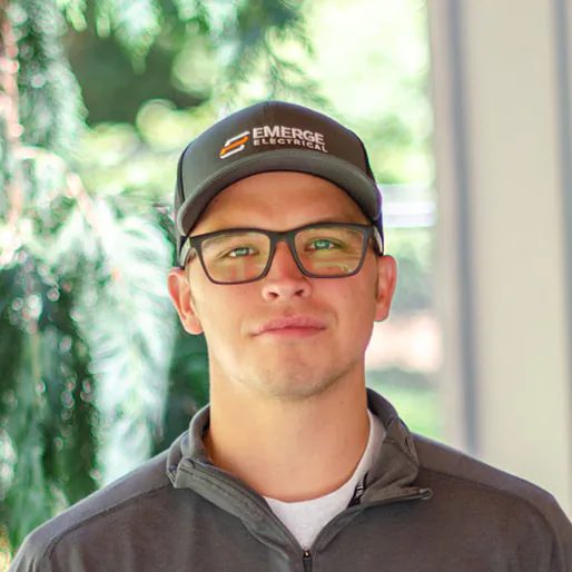 Jonathan Cahoon, Founder of Emerge Electrical, providing expert residential service
