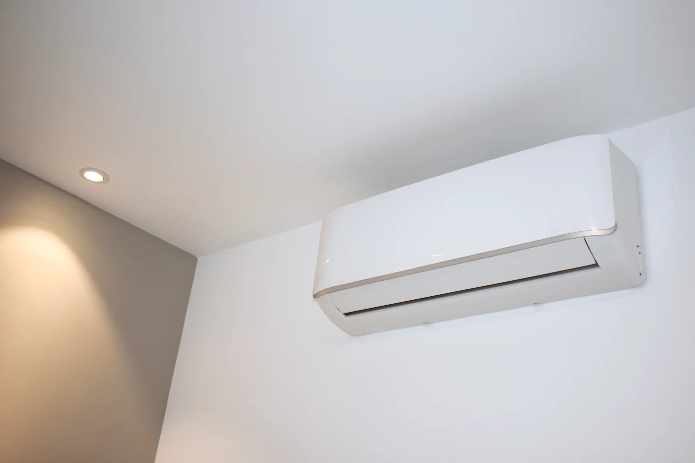 Mini-Split System Installed In Room
