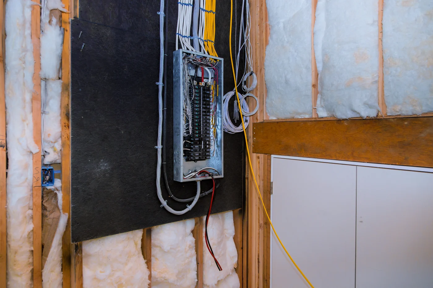 Electrical panel box in home